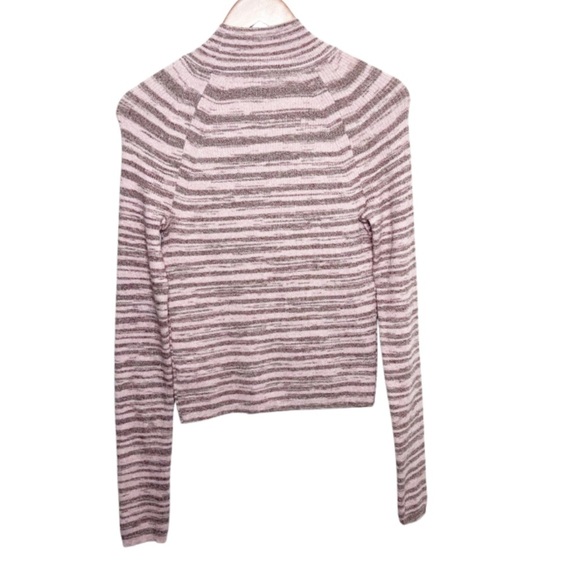 New with Tag Wild Fable Women Cold Shoulder Neutral Space Dye Turtleneck Sweater - Picture 10 of 16